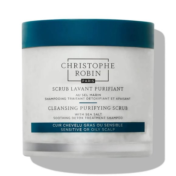 CHRISTOPHE ROBIN Purifying Scalp Scrub w/ Sea Salt Detoxifying Treatment Shampoo - Picture 1 of 1
